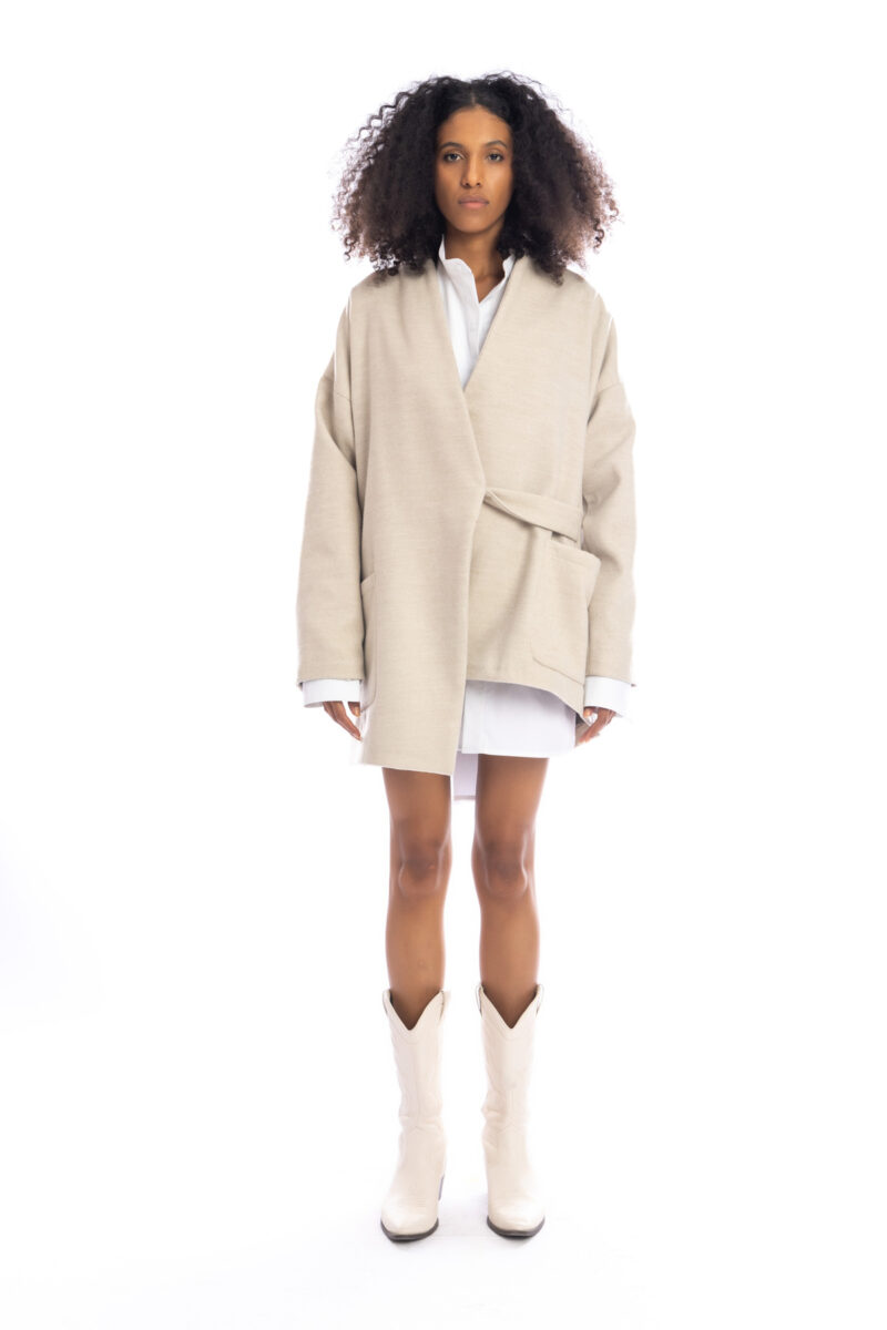 NeutralWrap Coat (UNISEX) - Image 2