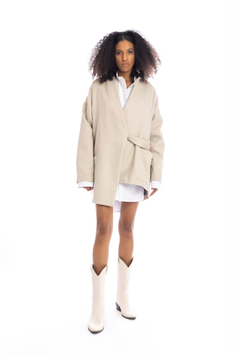 NeutralWrap Coat (UNISEX) - Image 3