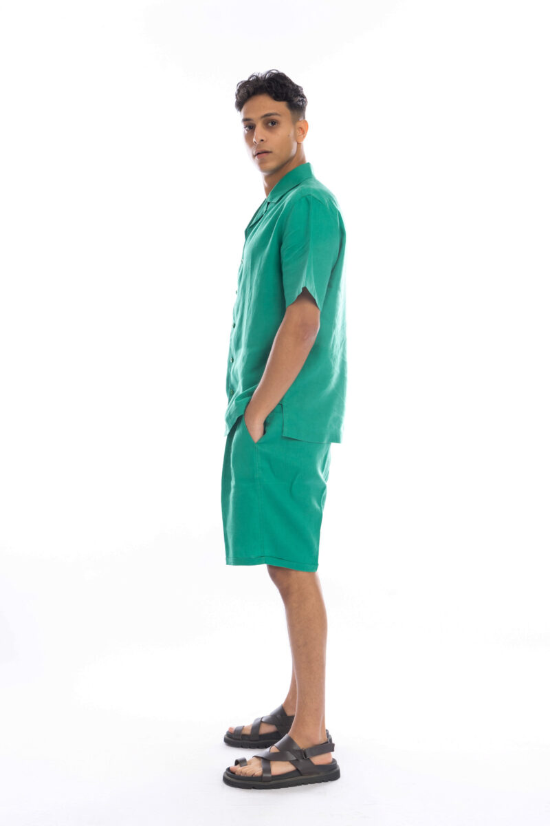 BreezeGrace Green Linen Set (UNISEX) - Image 6