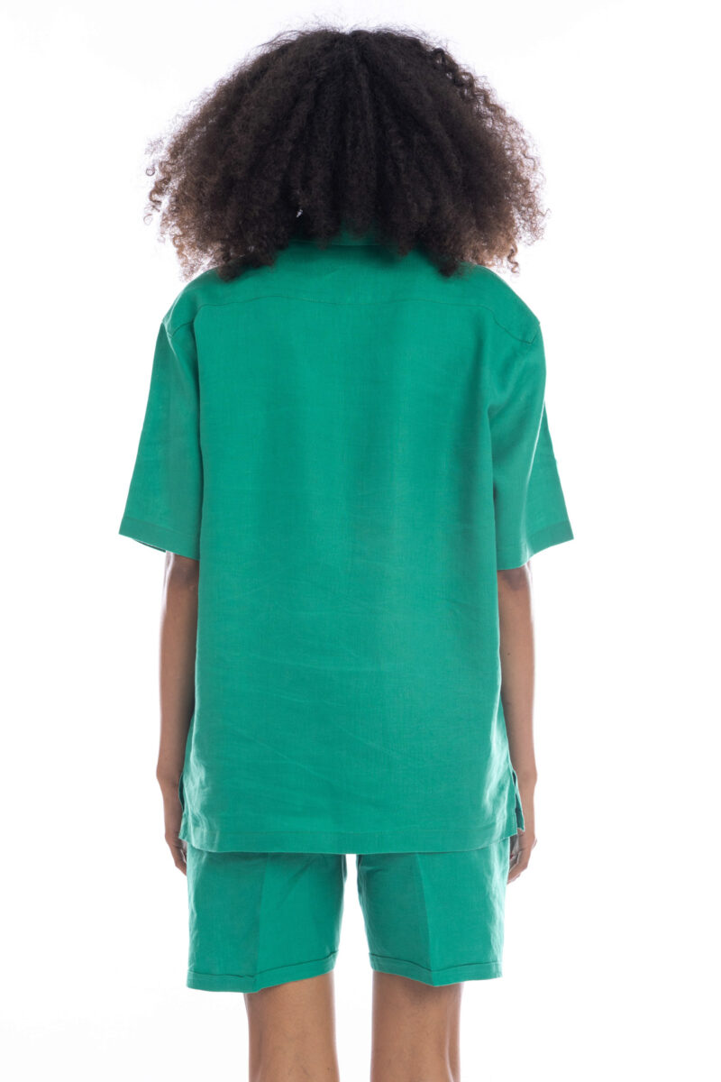 BreezeGrace Green Linen Set (UNISEX) - Image 5