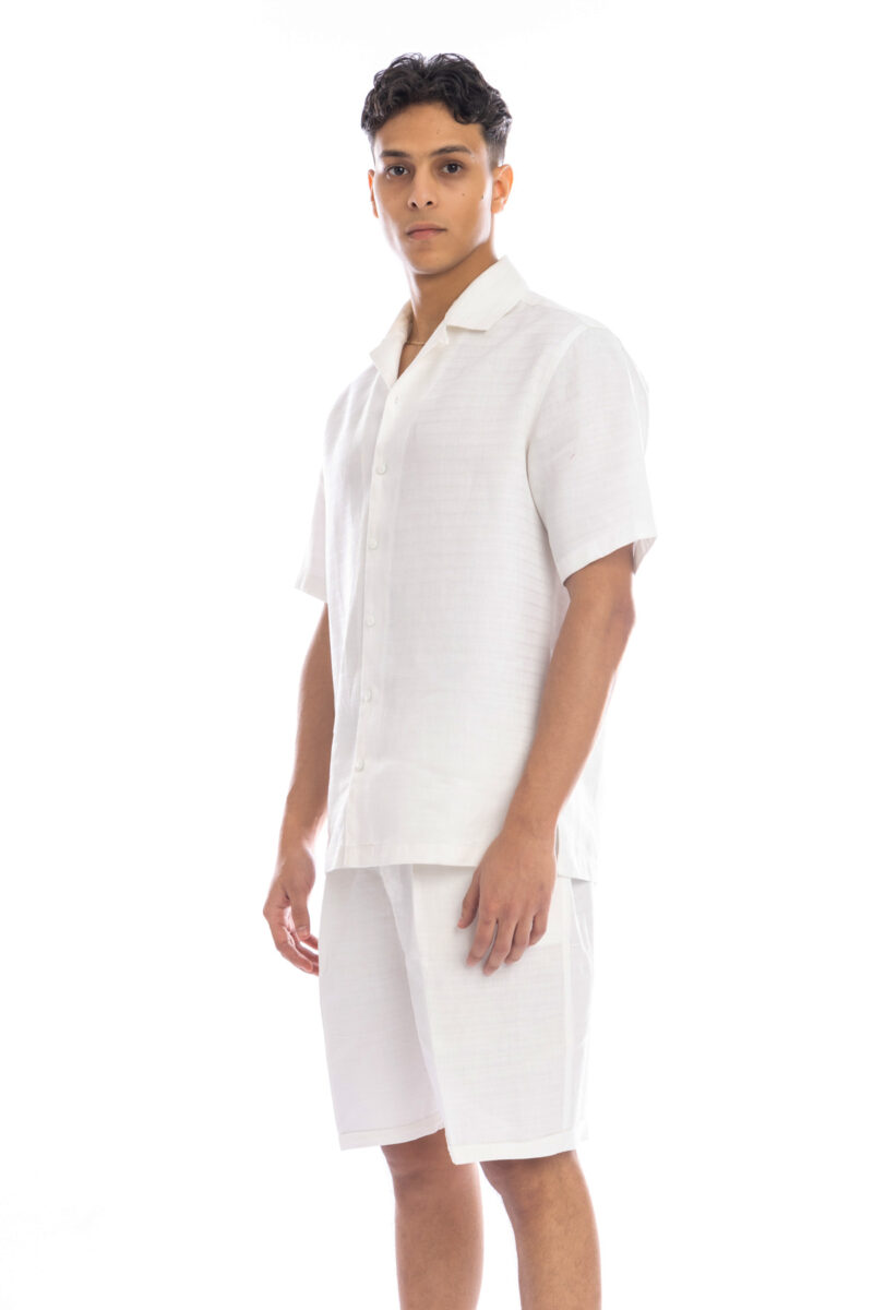 BreezeGraceWhite Linen Set (UNISEX) - Image 6