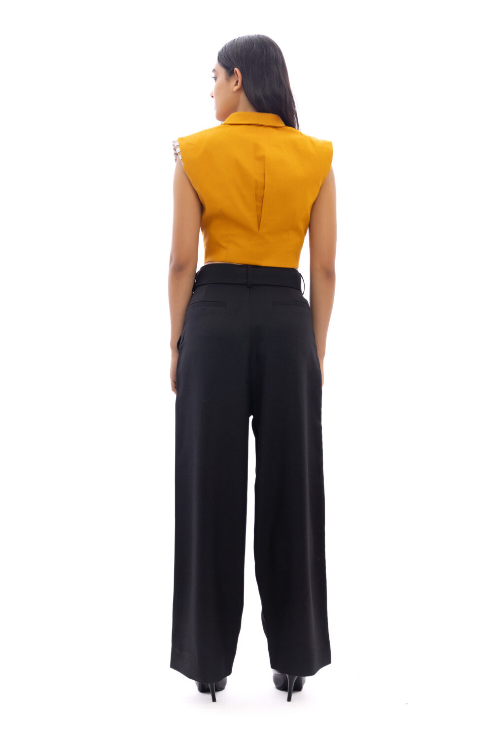 The Structured Mustard Vest - Image 5